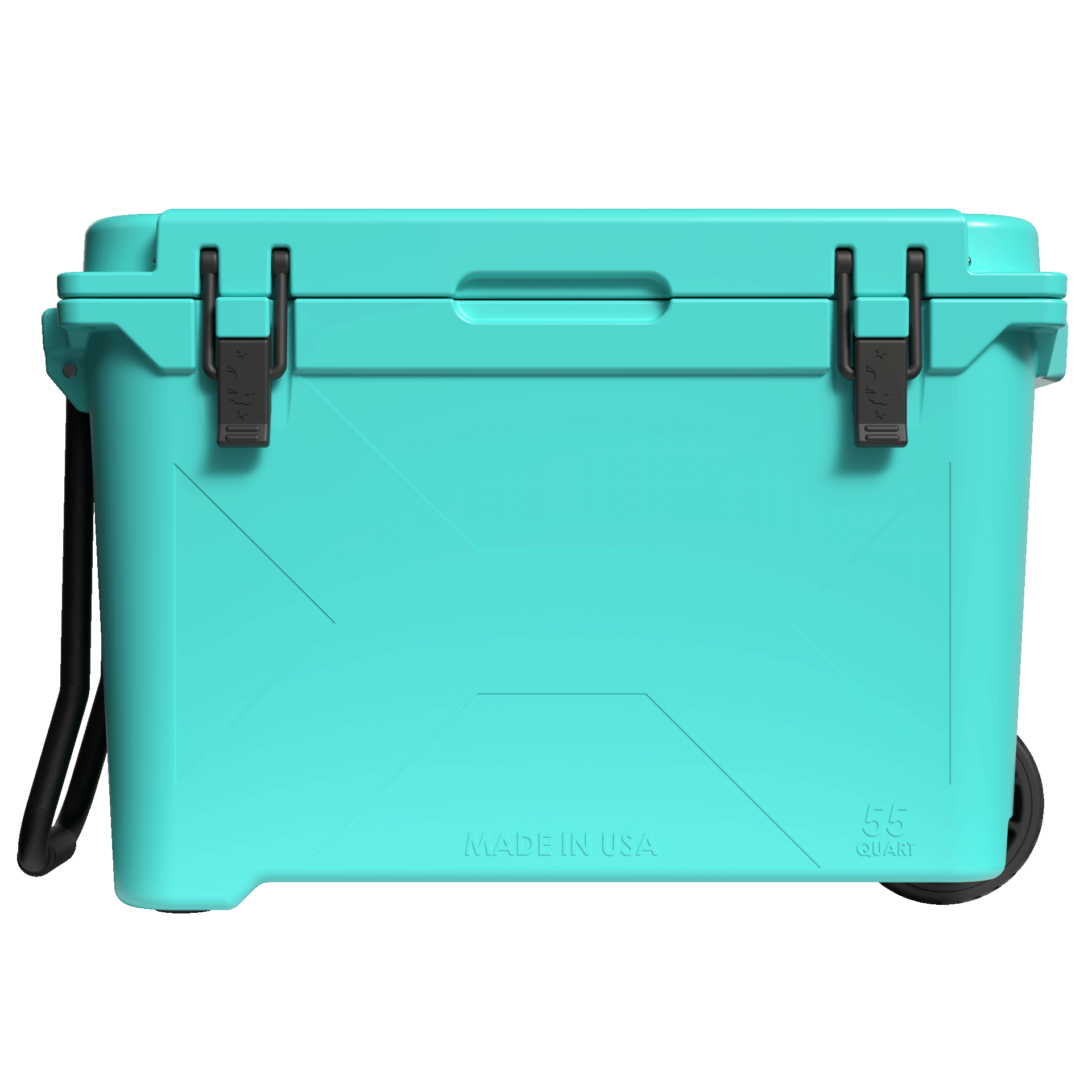 Seafoam 55 QT Wheeled Bison Cooler