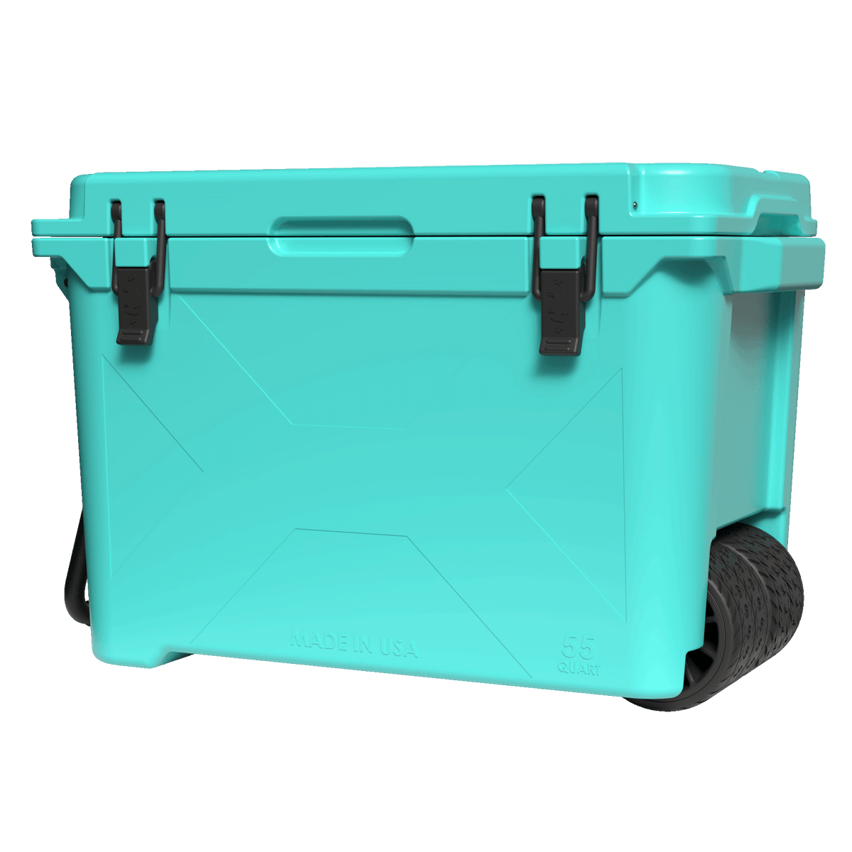 White 55 QT Wheeled Bison Cooler / Made in the USA – Bison Coolers