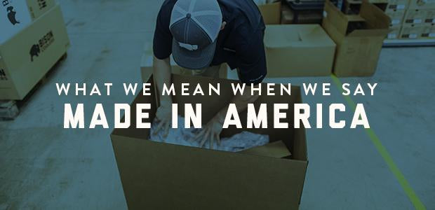 What We Mean When We Say Bison Coolers Are Made in America-Bison Coolers