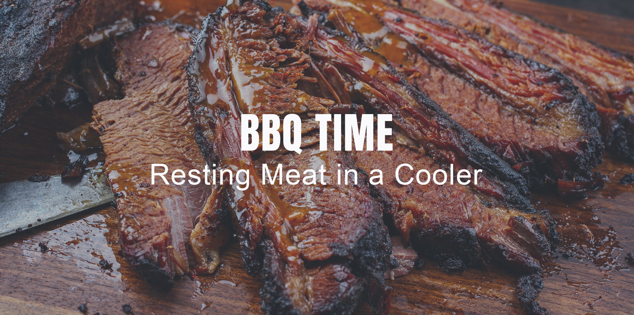 Resting Meat in Bison cooler - Bison Coolers
