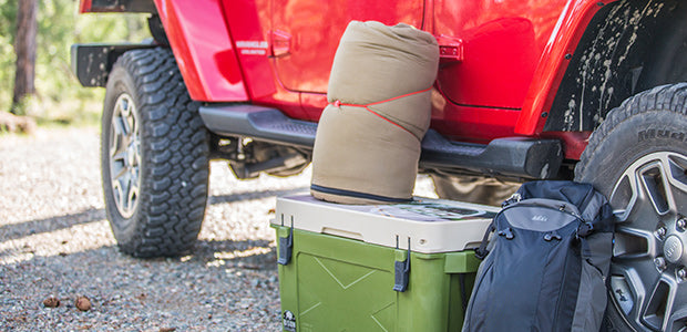 The Right Way to Pack a Cooler for Camping - Bison Coolers