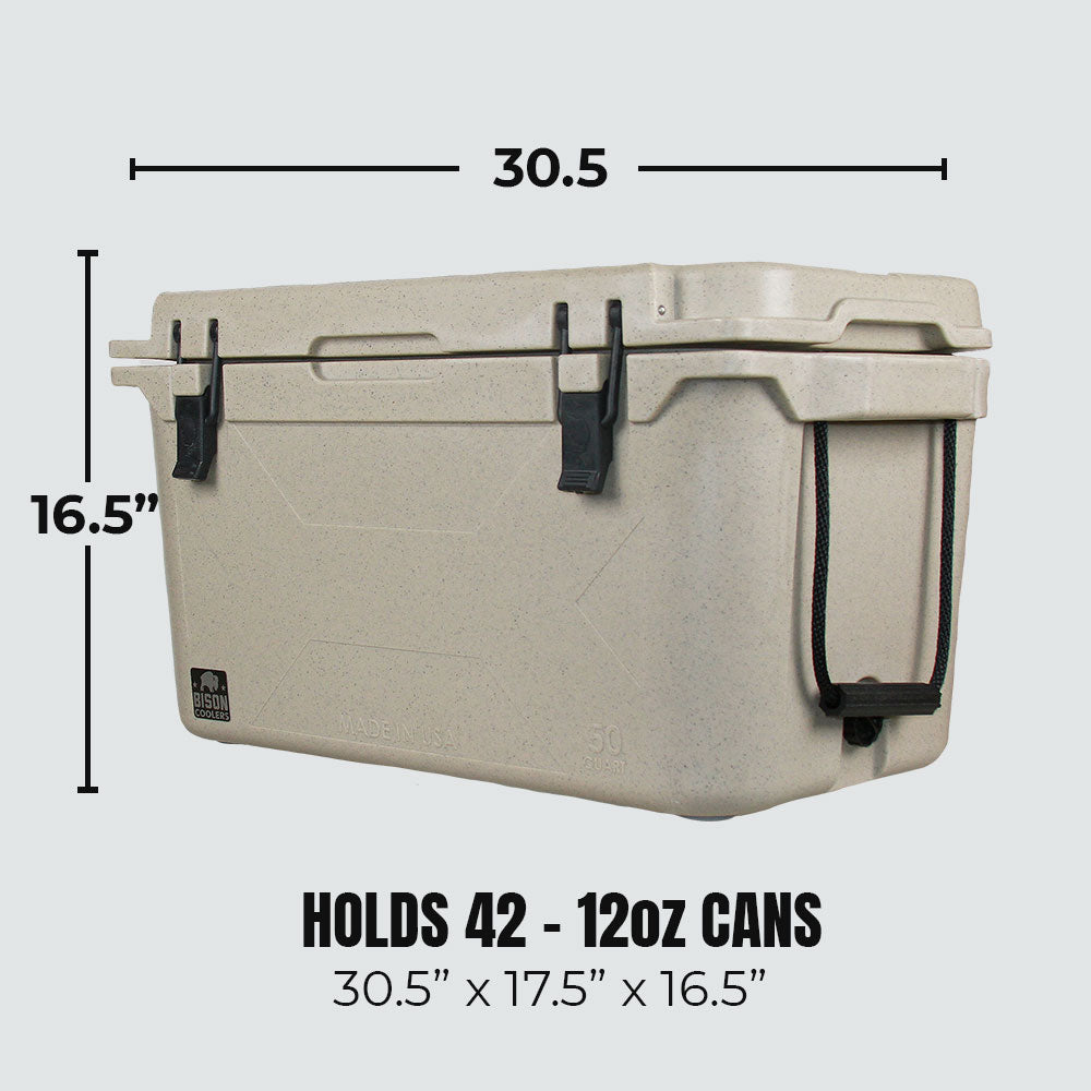 Grey 50 QT Bison Cooler Bison Coolers