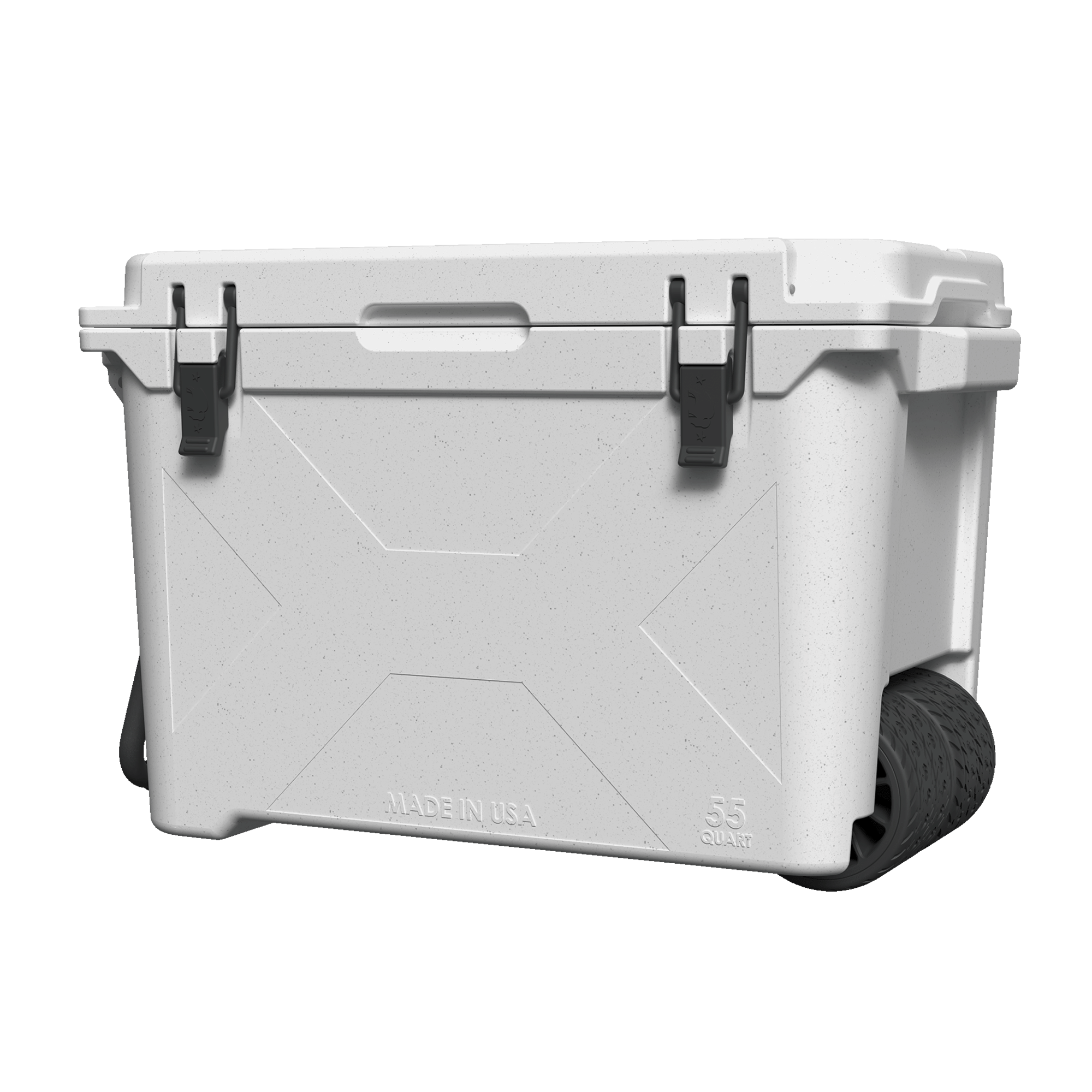 white 55 quart Bison cooler