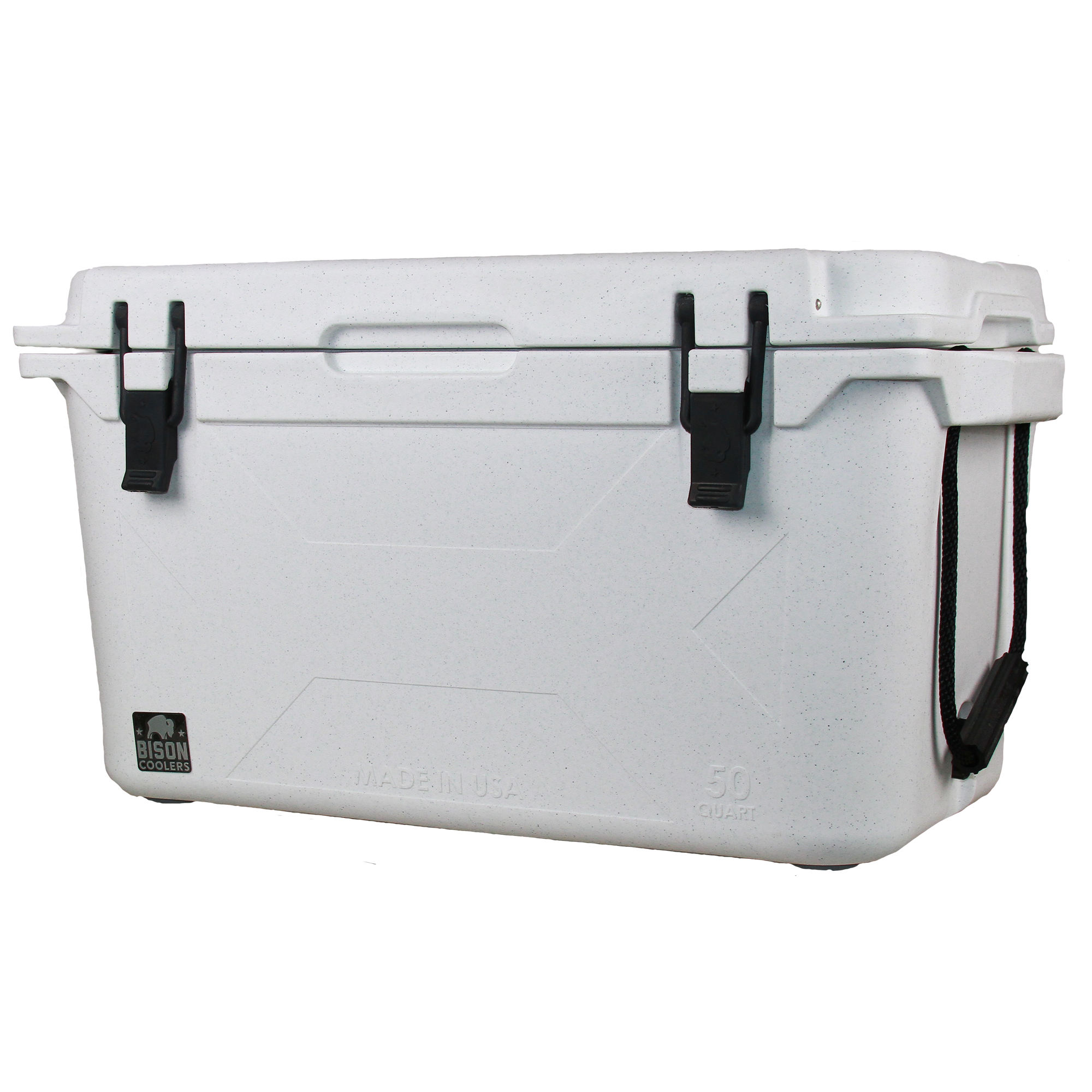 white 50 Quart Bison cooler