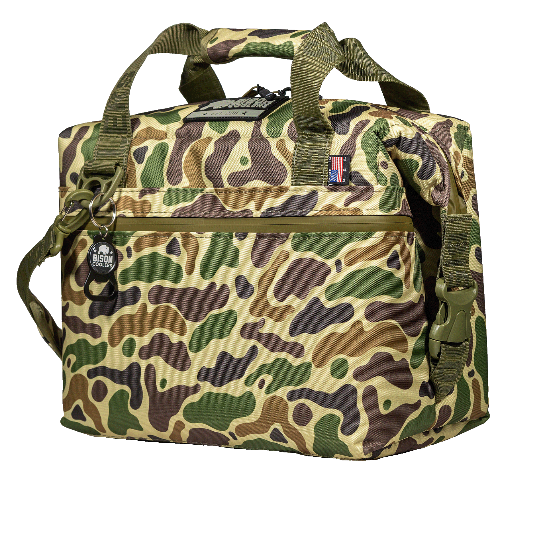 Bison 12 Can - Duck Camo SoftPak Cooler