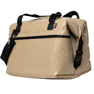 Tan Bison 24 Can -SoftPak Cooler Bag