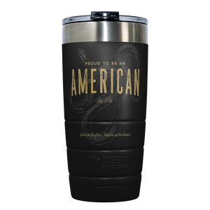 American Pride Snake Black 22oz Tumbler