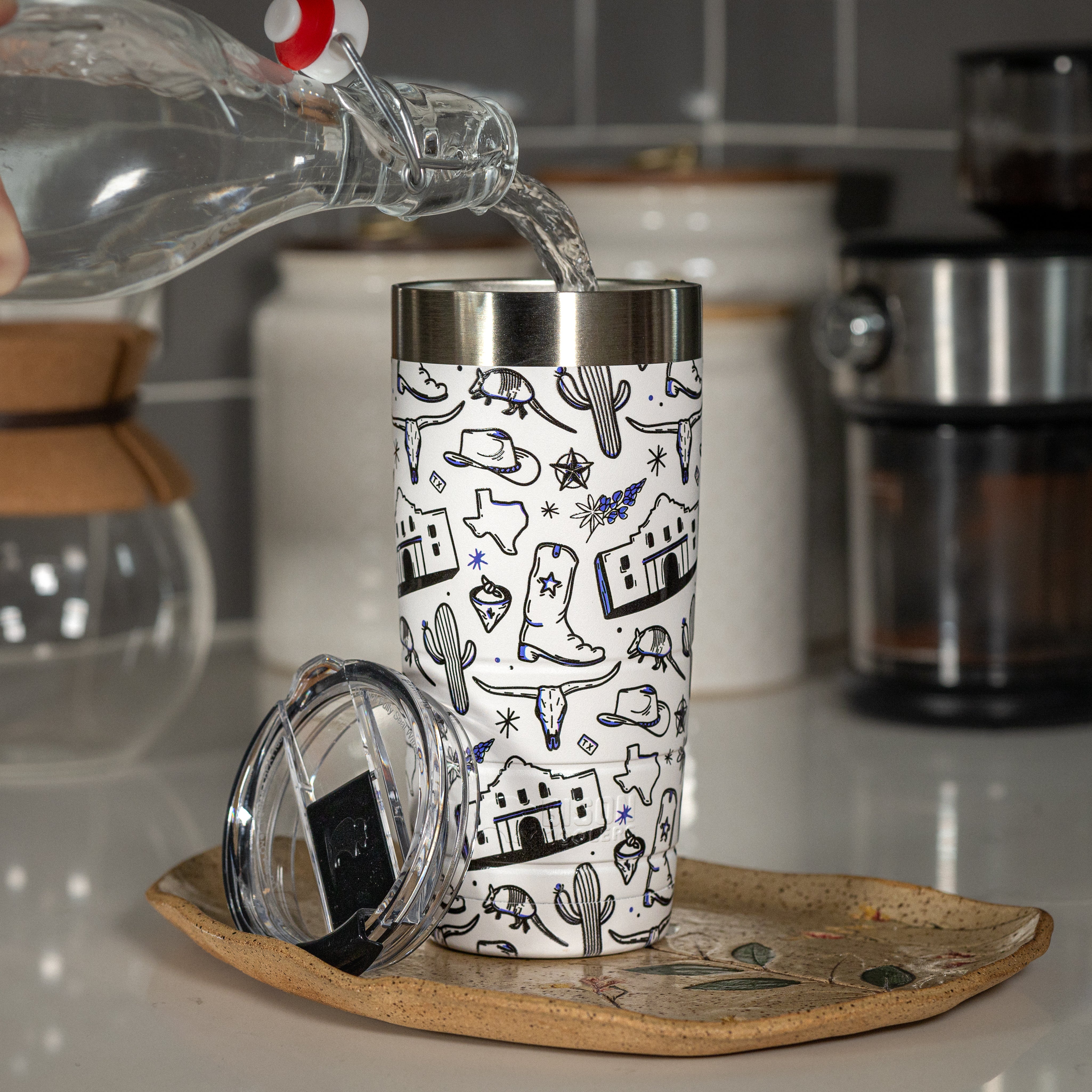 Texas Doodle - 22 oz Bison Tumbler