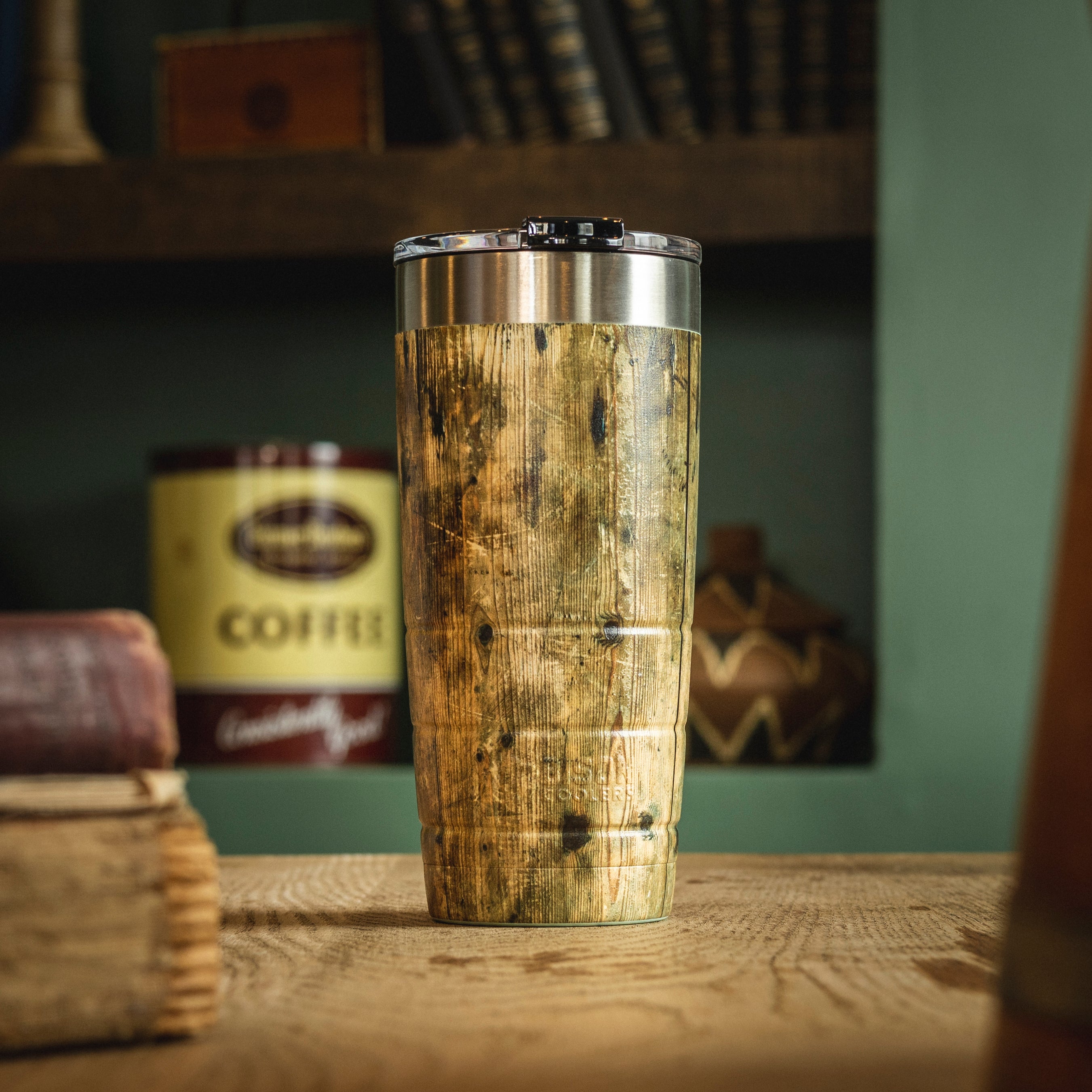 Oak Barrel 22oz Tumbler