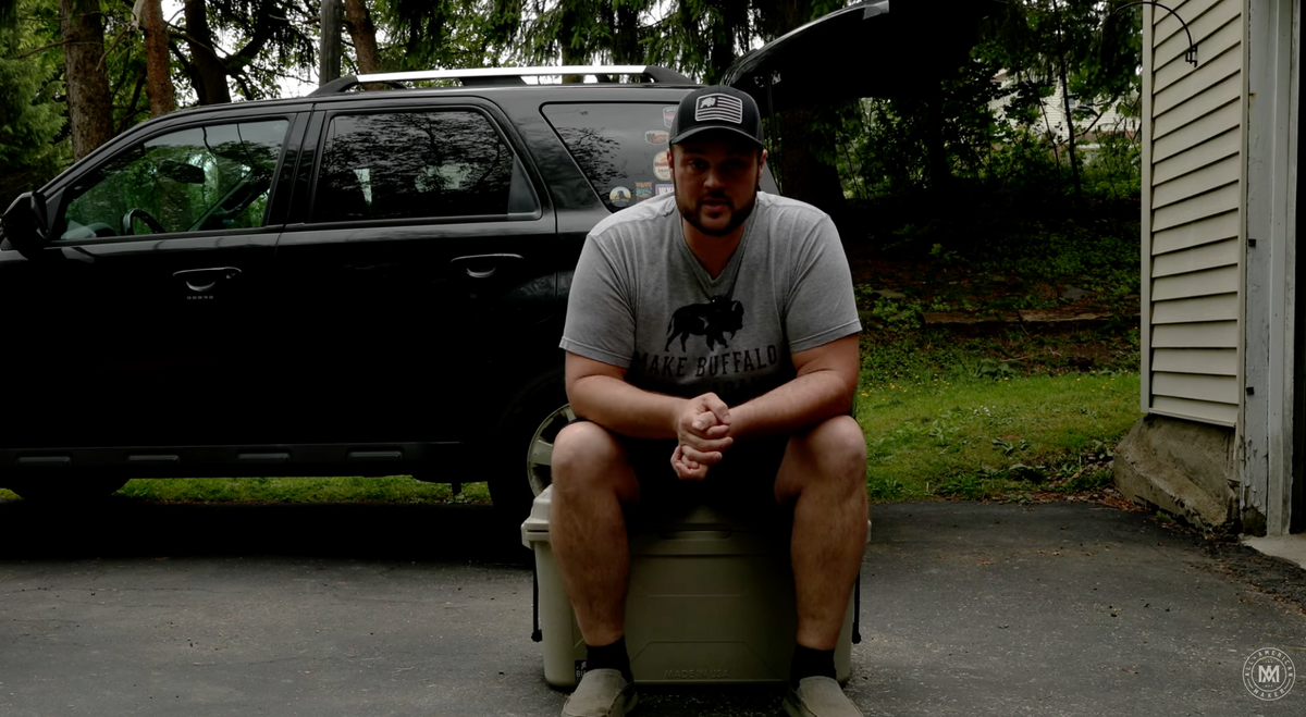 Unboxing the Bison Cooler