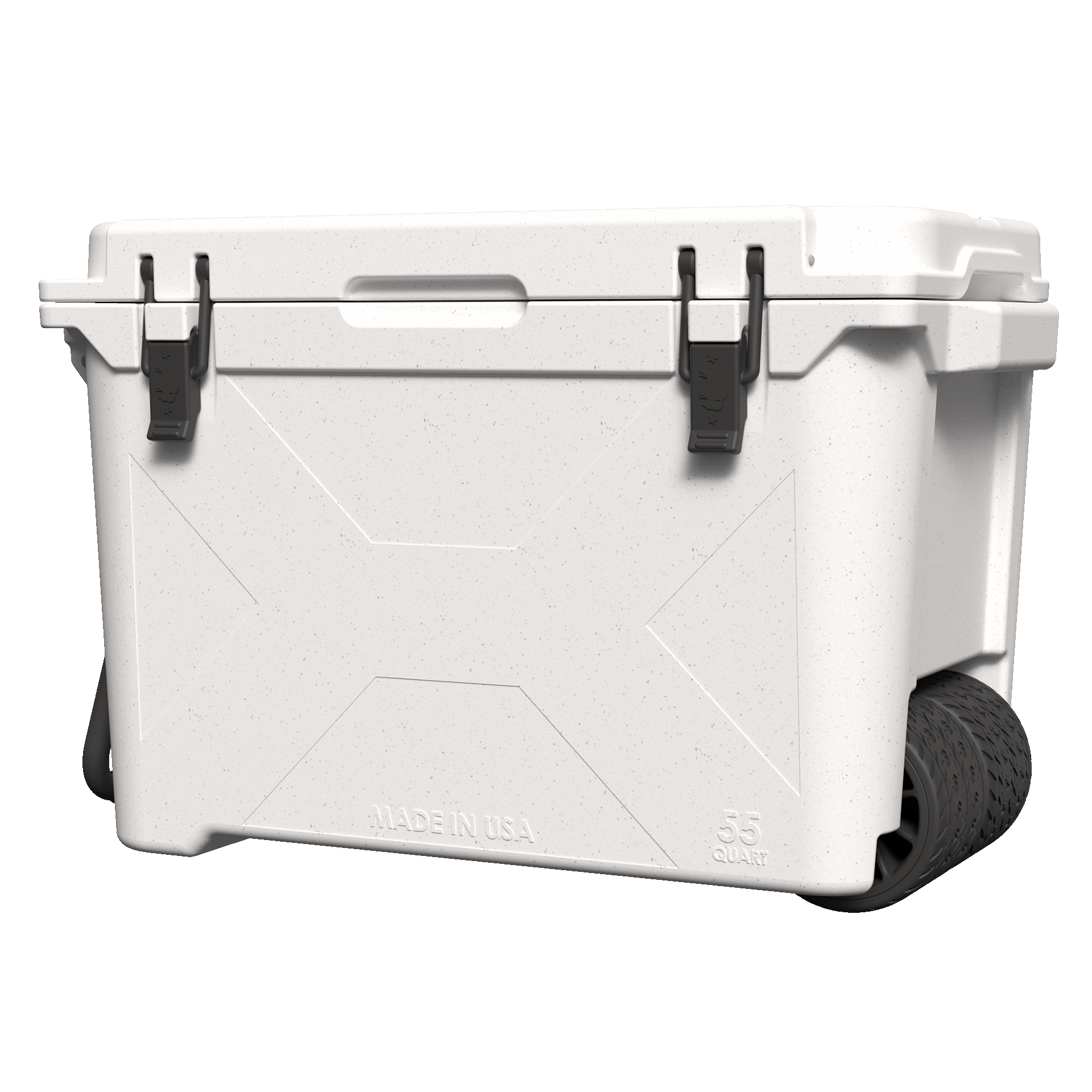 White 55 QT Wheeled Bison Cooler Made in the USA – Bison Coolers