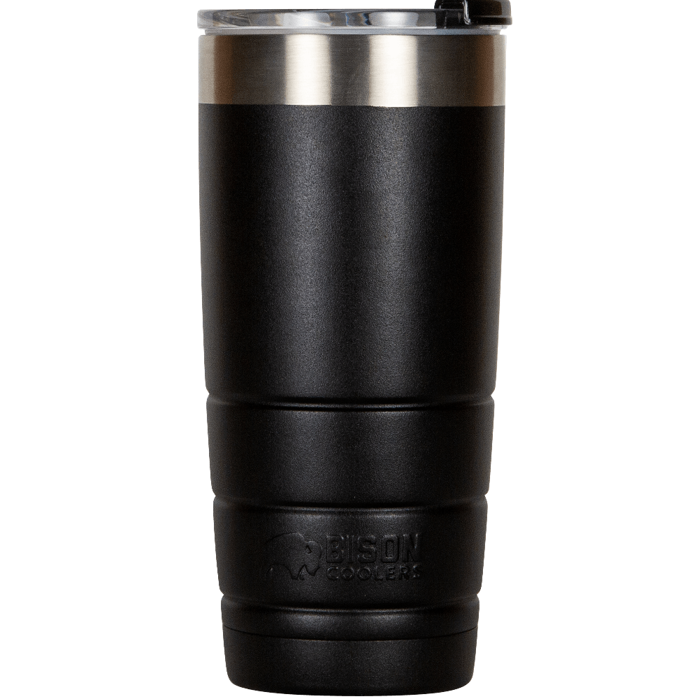 Black 22 oz Bison Tumbler