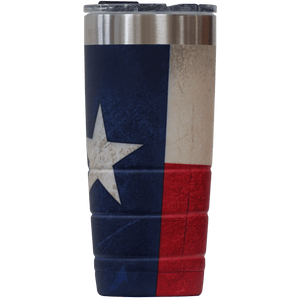 22 oz Bison Tumbler - Texas Flag - Limited Edition-Drinkware-Bison Coolers-Texas Flag-Bison Coolers