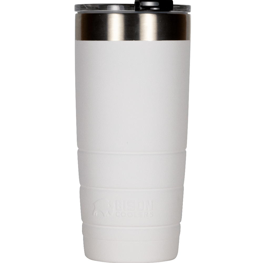 White 22 oz Bison Tumbler