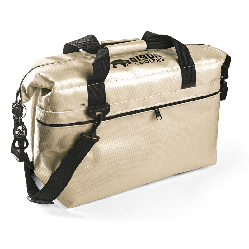 Tan Bison 24 Can -SoftPak Cooler Bag