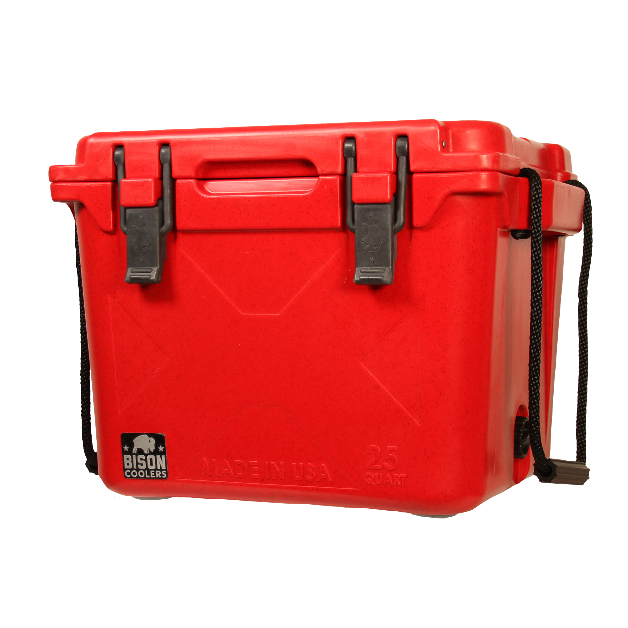 Red 25 QT Bison Cooler - Superior Ice Retention – Bison Coolers Red 25 QT Bison Cooler - Superior Ice Retention – Bison Coolers