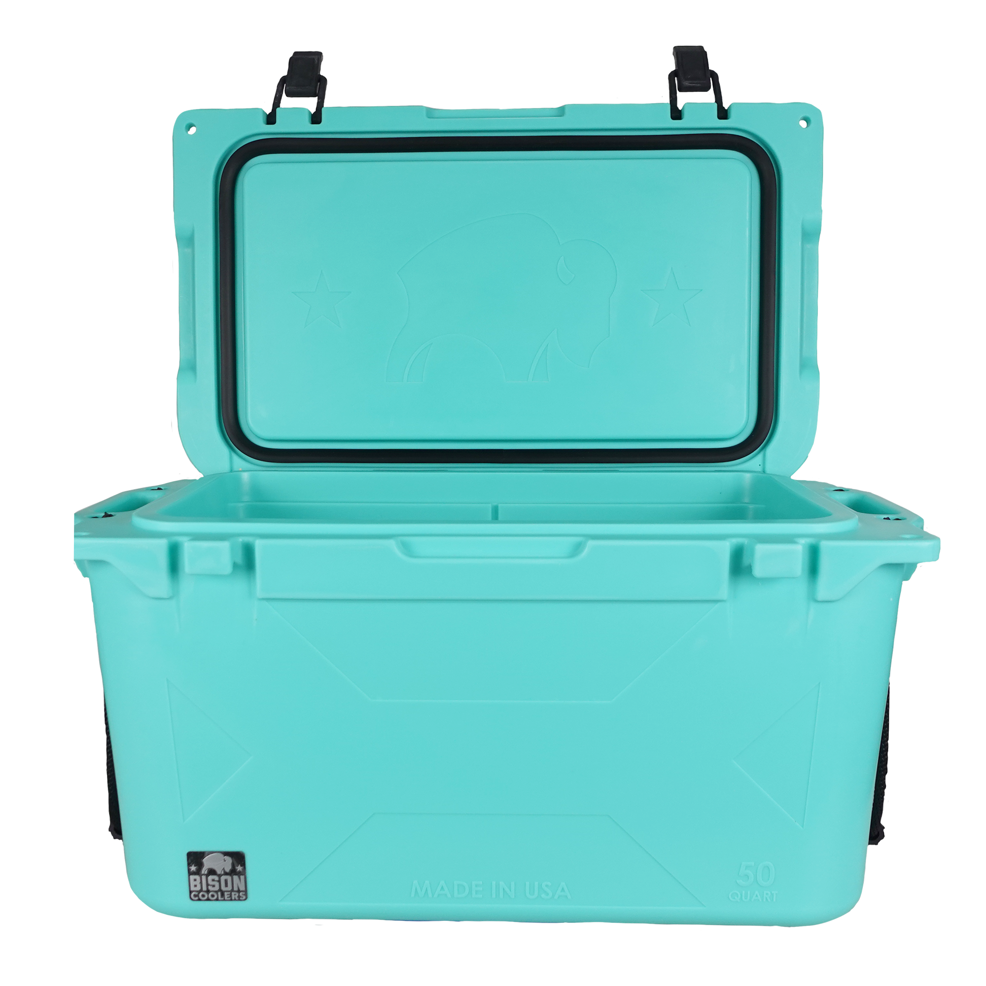 Seafoam 50 QT Bison Cooler - Ultimate Durability – Bison Coolers