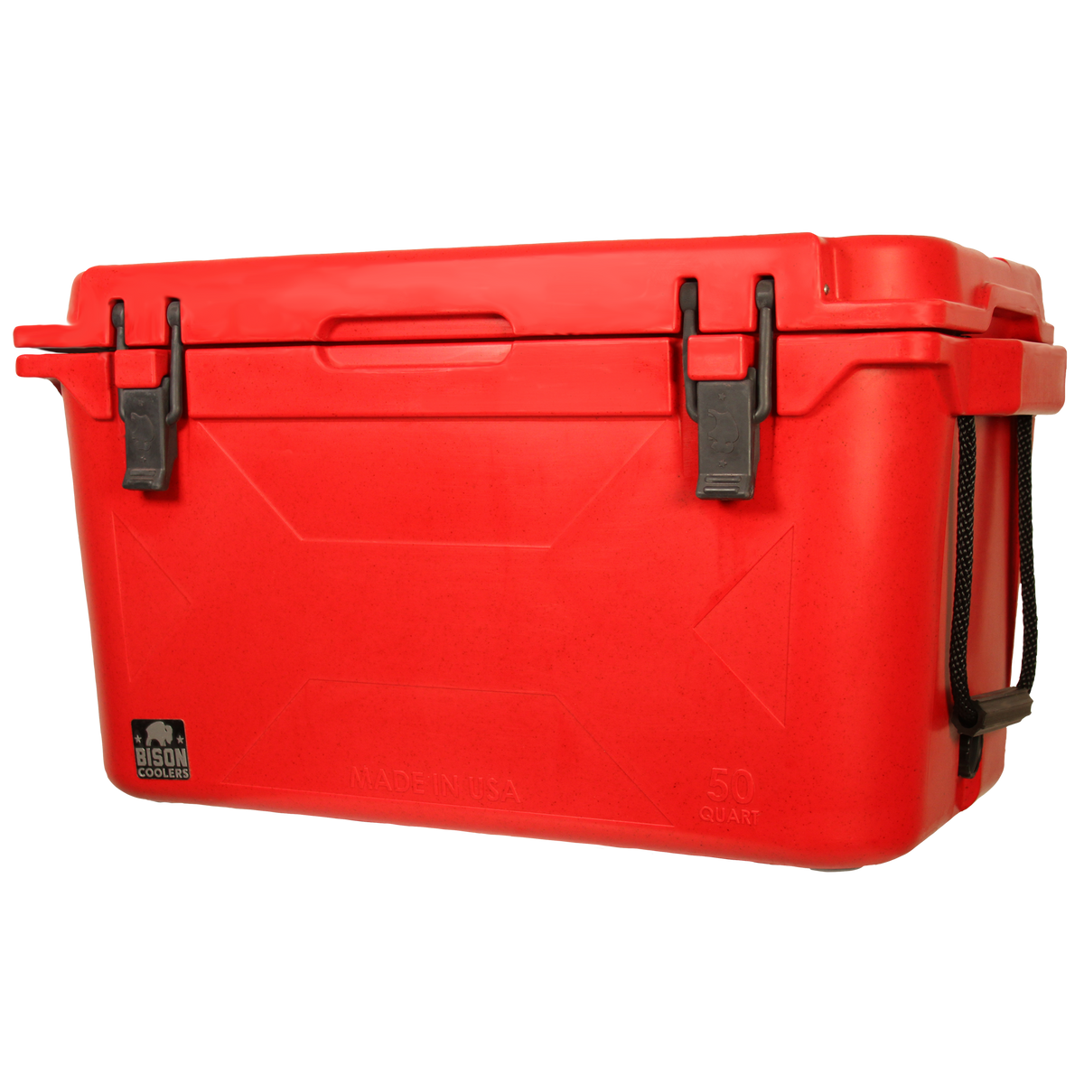 Red 50 QT Bison Cooler - Ultimate Durability & Function – Bison Coolers