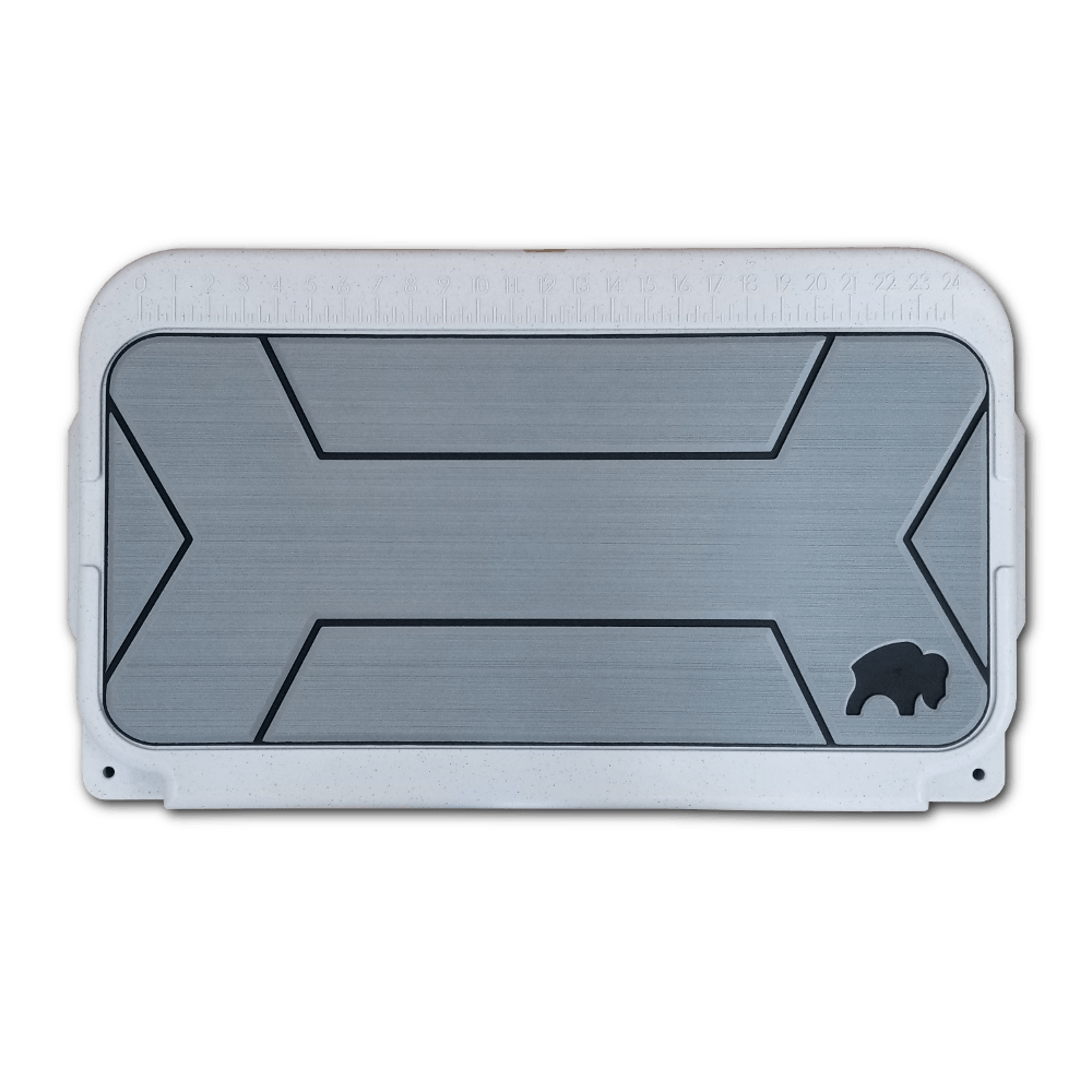 Gray Gatorstep Traction Pad for Bison Coolers Ice Chests