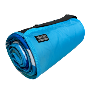 Terra Blanket - Blue Chevron