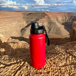 Red 32 oz Bison Tumbler